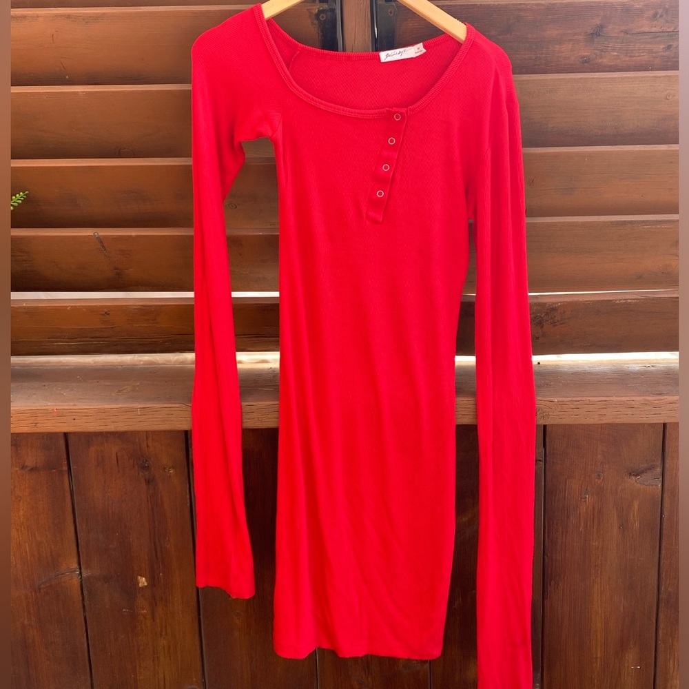 TheLineByK Henley Bodycon Dress